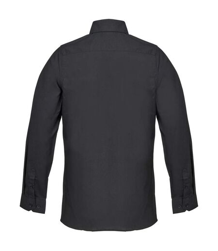 Chemise Manches Longues Bailey Adulte Noir SOLS