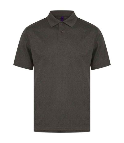 Polo homme charbon chiné Henbury