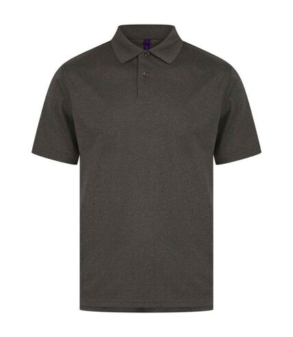 Polo homme charbon chiné Henbury