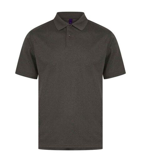 Polo homme charbon chiné Henbury