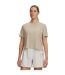 Womens/ladies Trail Run T-shirt Khaki Under Armour-1