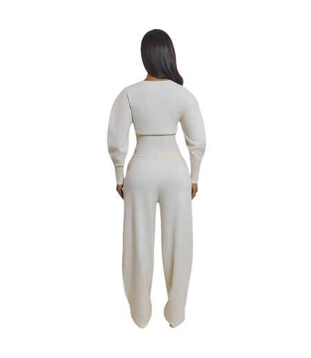 Pantalon De Jogging Femme Crème Mars The Label