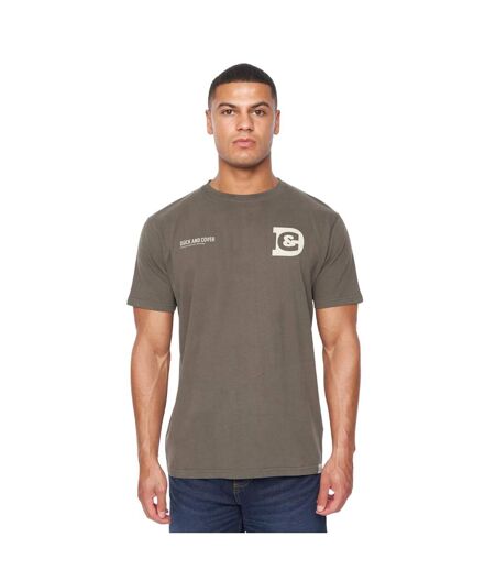 T-shirt gemtas homme olive foncée Duck and Cover