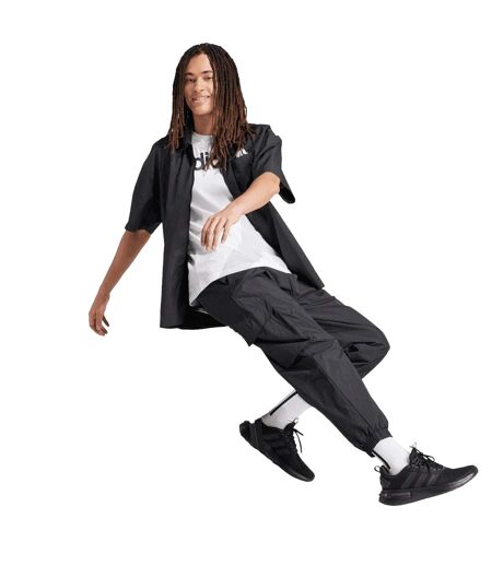 Mens City Escape Cargo Trousers Black Adidas