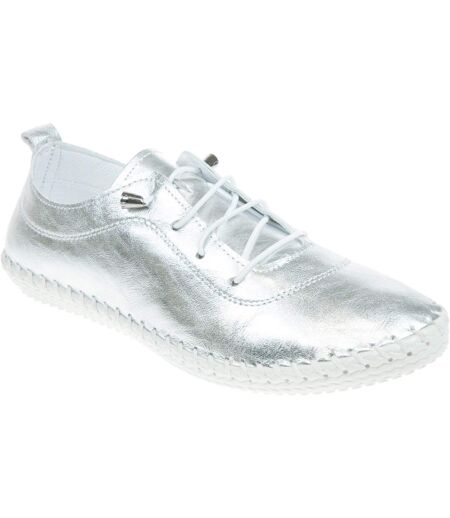 Tennis St Ives Femme Argenté Lunar