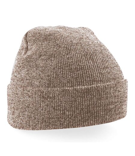 Beechfield Unisex Original Cuffed Beanie Winter Hat (Heather Oatmeal) - UTPC2879