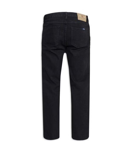 Mens D555 Rockford Comfort Kingsize Jeans Black Duke