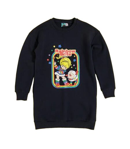 Robe Pull Femme/danse Bleu Marine Rainbow Brite