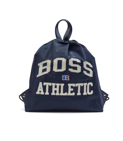 Leather Drawstring Bag One Size Navy Hugo Boss