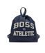 Leather Drawstring Bag One Size Navy Hugo Boss-1