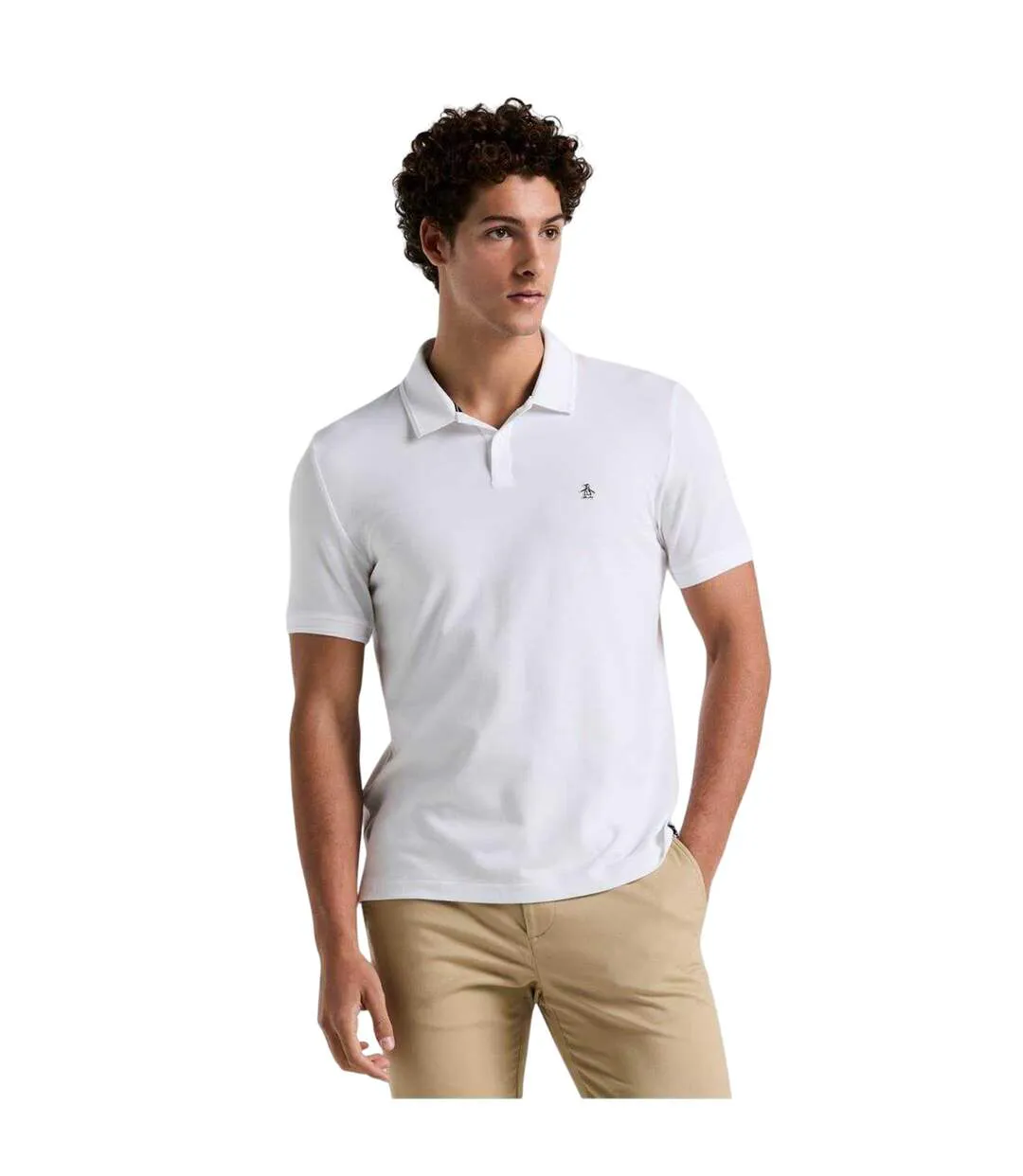 Polo Daddy Homme Blanc Vif Original Penguin-2