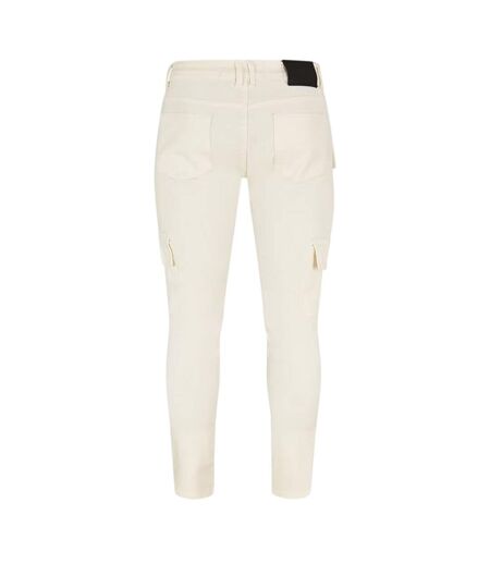 Mens Utility Denim Slim Jeans Off White Criminal Damage