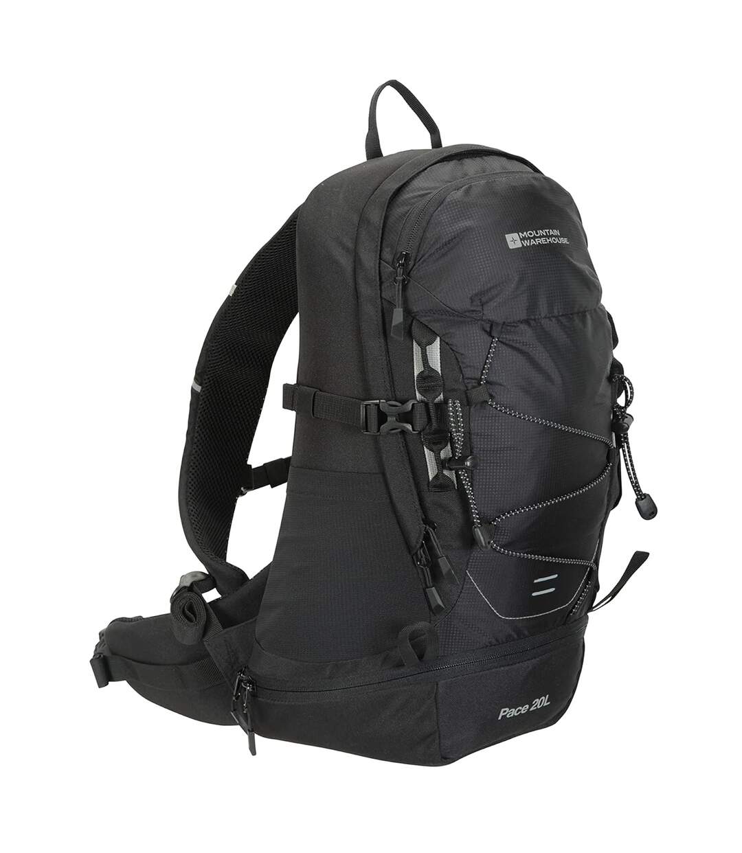 Mountain Warehouse Sac à dos Pace 20L (Noir) (Taille unique) - UTMW1225-3