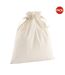 Lot de 2  sacs à cordon en coton biologique doux xs naturel Westford Mill-1