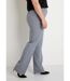 Pantalon droit ceinture semi-élastiquée-3