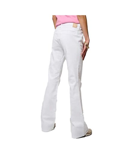 Jean droit blanc femme kaporal bea