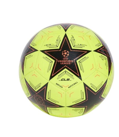 Ballon De Foot Motif/style Ligue Des Champions De L´uefa Glider Taille 5 Jaune Noir Adidas