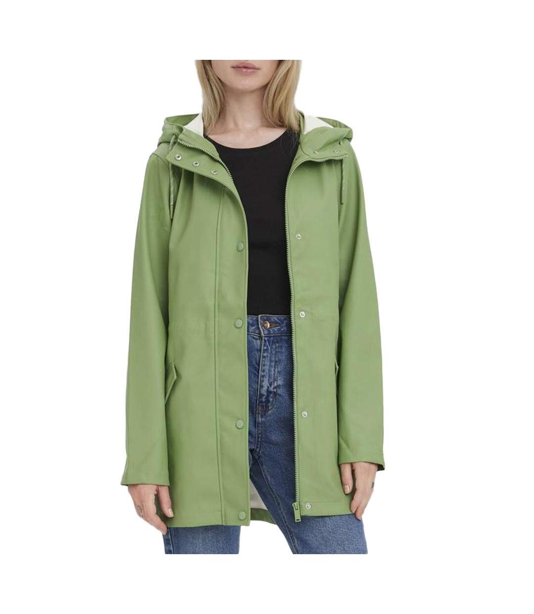 Parkas imperméable vert femme vero moda vmmalou - l-1