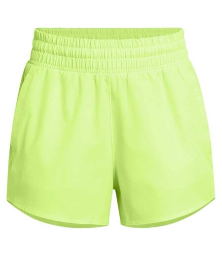 Womens/ladies Flex Woven Running Shorts Lime Green Under Armour