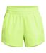 Womens/ladies Flex Woven Running Shorts Lime Green Under Armour-2