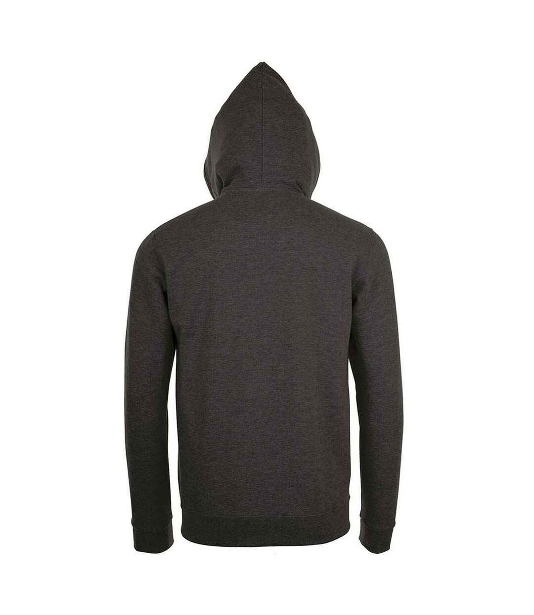 Unisex Adult Stone Hoodie Charcoal Melange SOLS-2