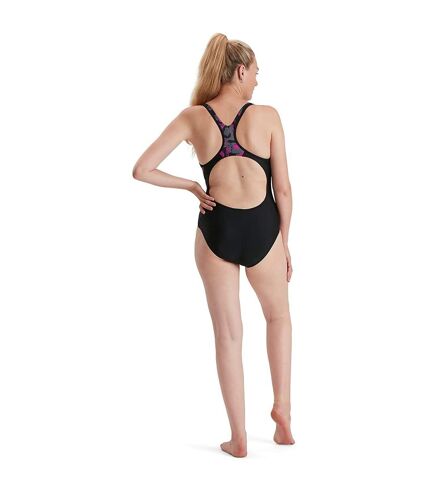 Maillot de bain endurance femme noir / rose / anthracite Speedo