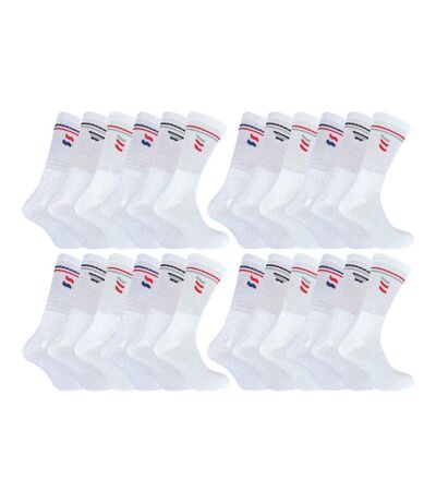 Lot de 24 paires de chaussettes de sport classiques pour hommes