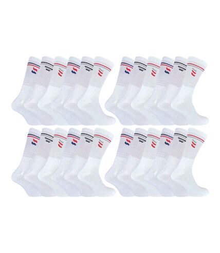 Lot de 24 paires de chaussettes de sport classiques pour hommes