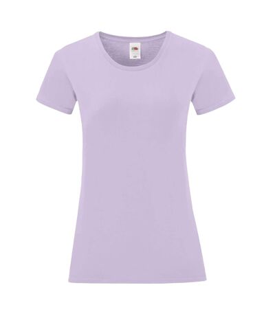 Womens/ladies iconic 150 t-shirt soft lavender Fruit of the Loom