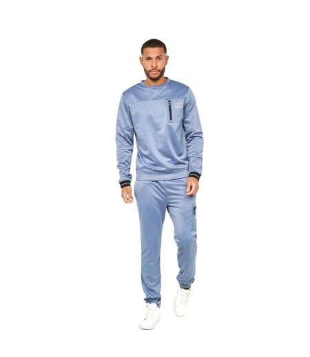 Haut De Survêtement Catmoore Homme Bleu Acier Crosshatch