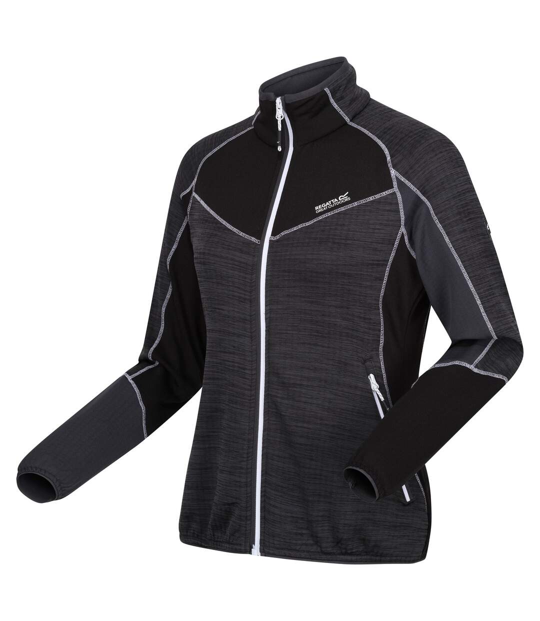 Veste Polaire Hepley Femme Gris Phoque Noir Regatta-4