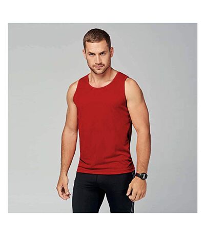 Débardeur De Sport Homme Rouge Kariban