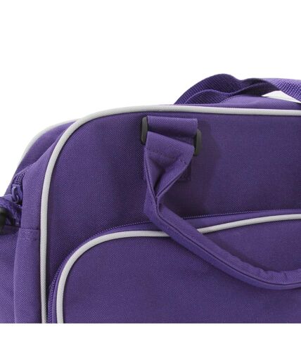 Bagbase Compact Junior Dance Messenger Bag (15 Liters) (Purple/Light Gray) (One Size) - UTBC3135