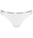 Bas De Maillot De Bain Carousel Femme Blanc Calvin Klein-1