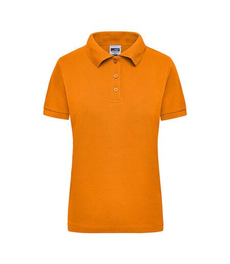 Polo Travail Femme Orange James And Nicholson