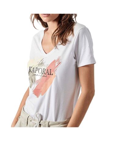 T-Shirt Blanc Femme Kaporal  FANE - XL