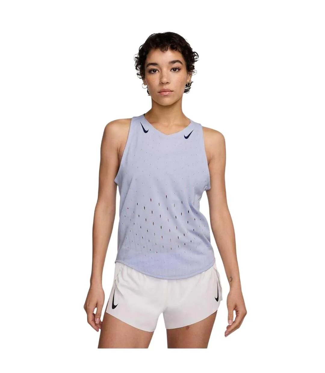 Haut De Sport Aeroswift Femme Bleu Nike-1