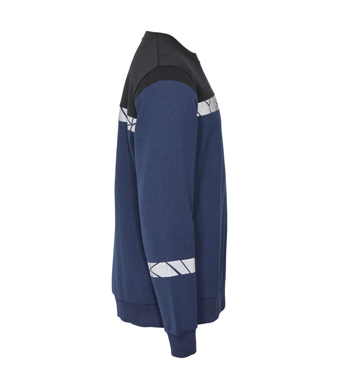 Mens Progression Hi-vis Sweatshirt Navy Black Projob-4
