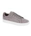 Mens Sebsu Faux Suede Trainers Grey Brave Soul-1