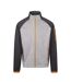 Mens at300 foxearth full zip fleece jacket grey marl Trespass-1