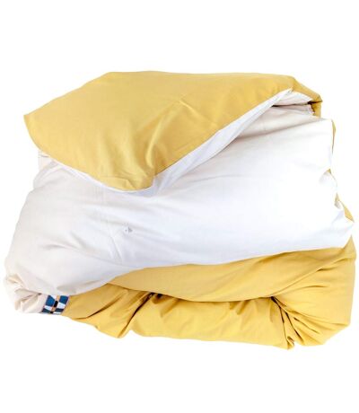 Housse de couette percale de coton ROMY AMBRE