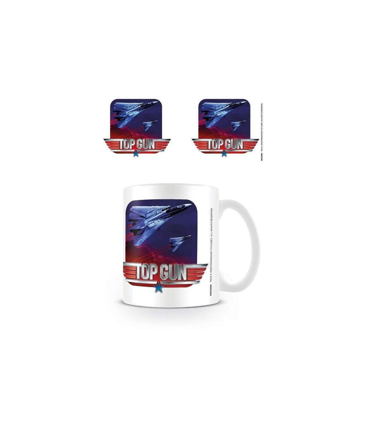Top Gun Mug Avions de chasse (Bleu/Rouge/Blanc) (Taille unique) - UTPM1941