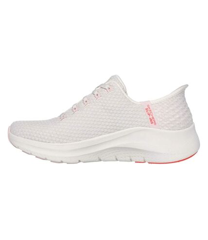 Womens/ladies 2.0 good energy arch fit trainers natural Skechers