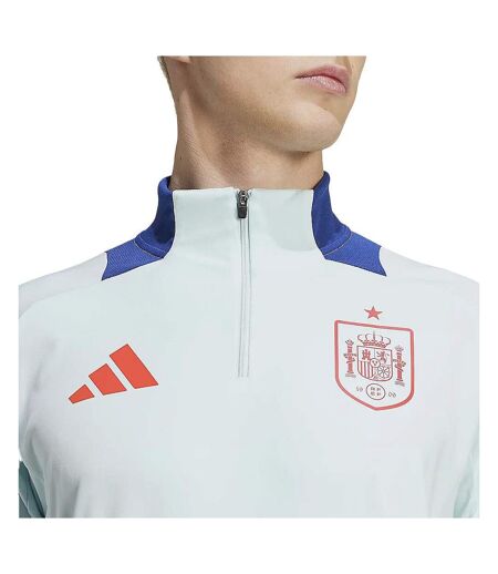 Espagne sweat 1/2 zip bleu pâle homme adidas 2024 - l