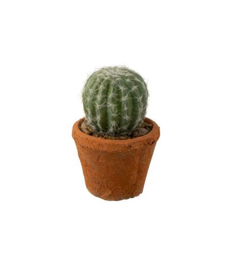 Plante Artificielle en Pot Cactus 15cm Vert