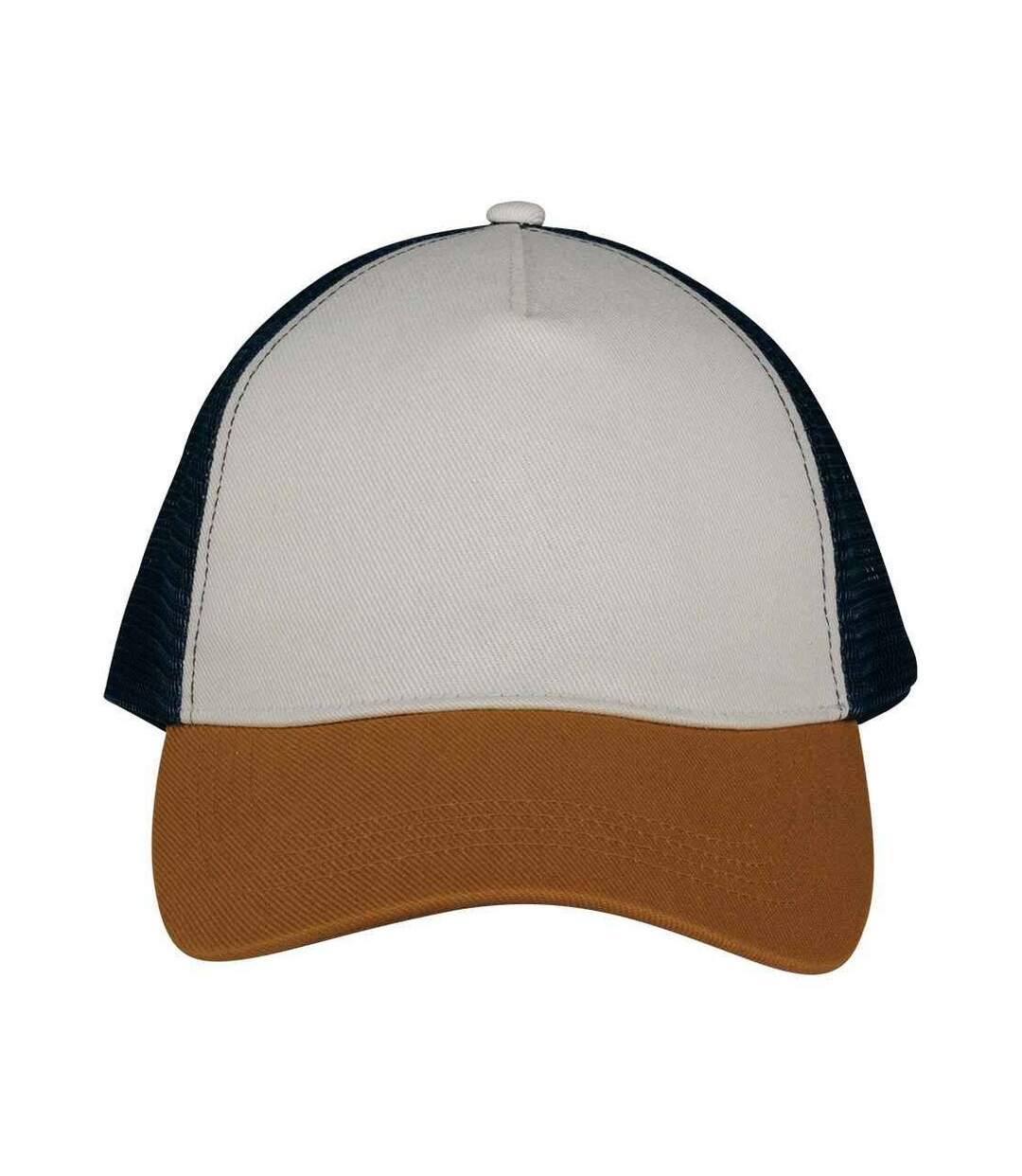 5 panel trucker cap ivory/curcuma/navy Native Spirit