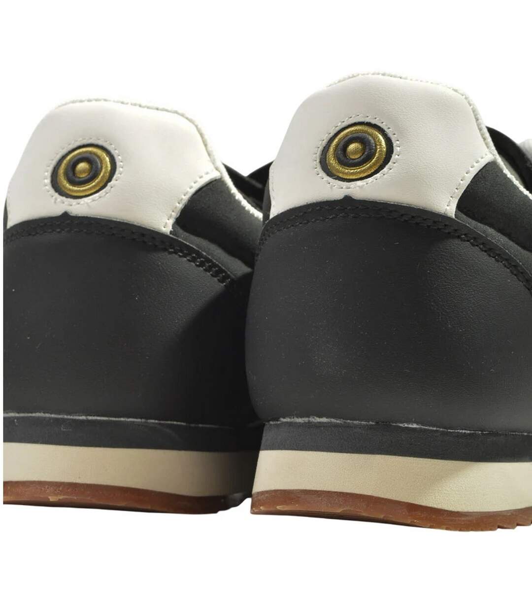 Baskets Diego Homme Noir Blanc Lambretta-2