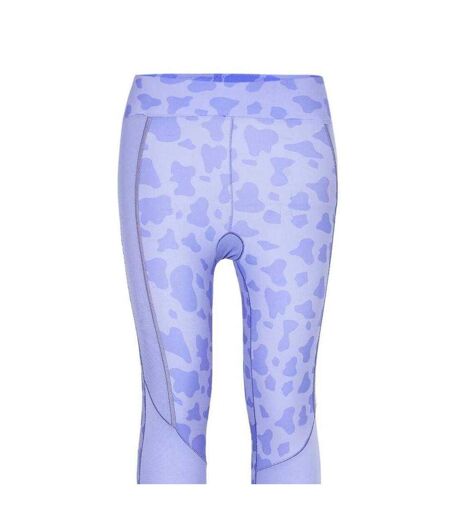 Womens/ladies Series-5 Performance Leggings Purple Skins