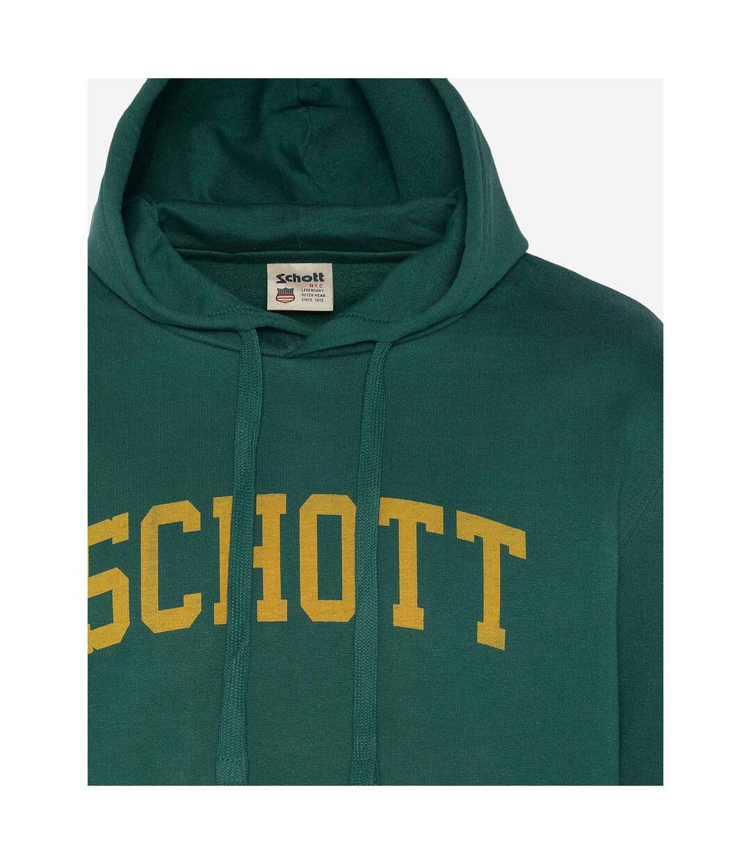 Sweat à capuche gros logo  -  Schott - Homme-2