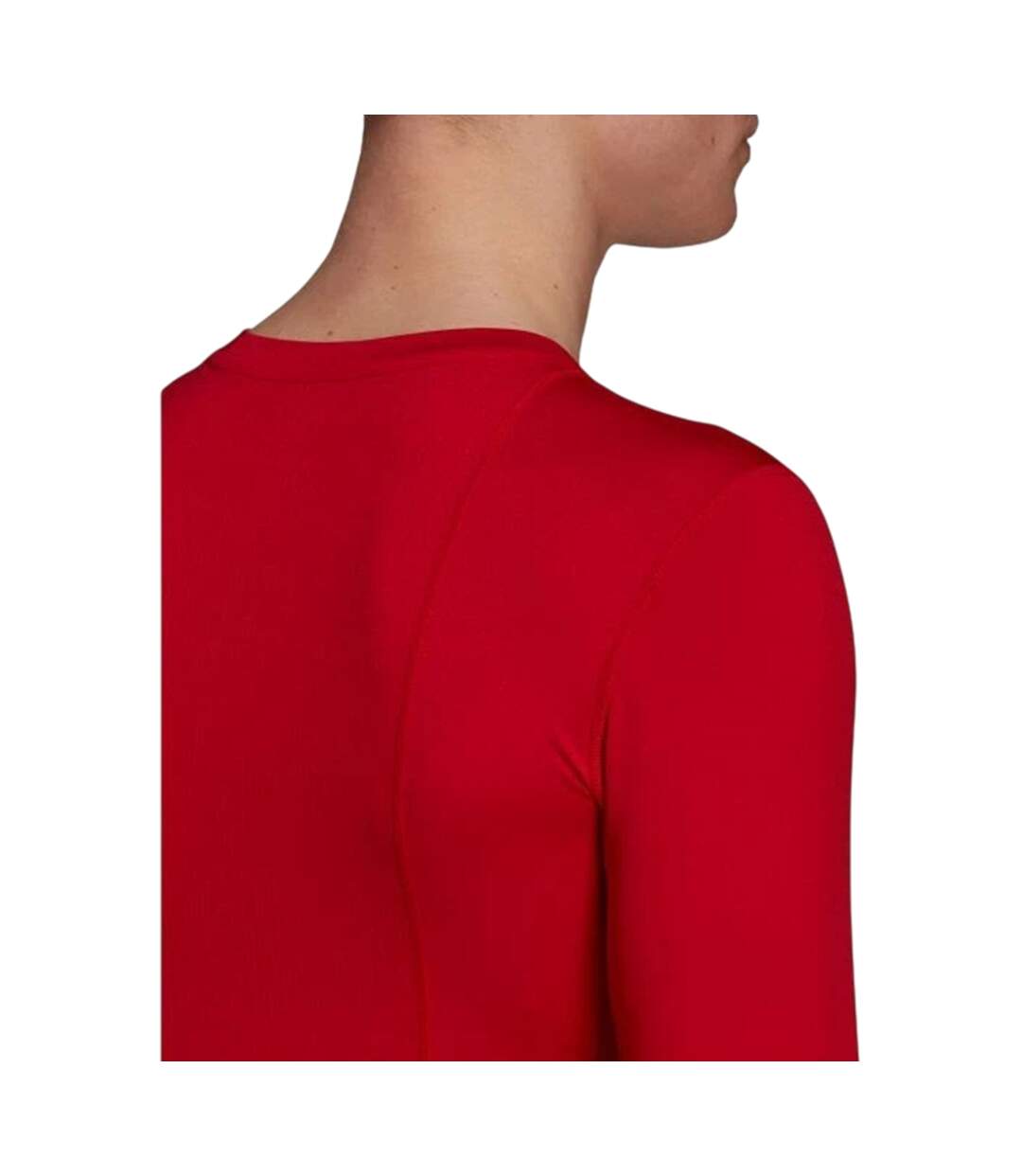 T-shirt Manches Longues Homme Rouge Adidas-4
